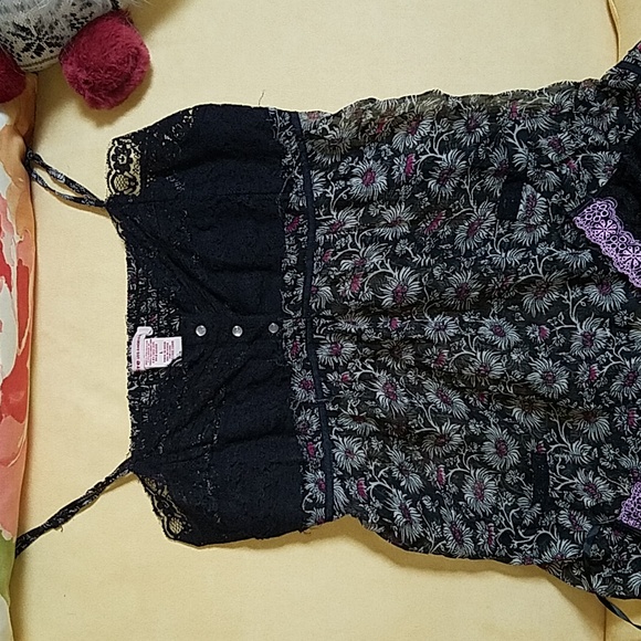 2 black and pink camisoles size large - Picture 2 of 12